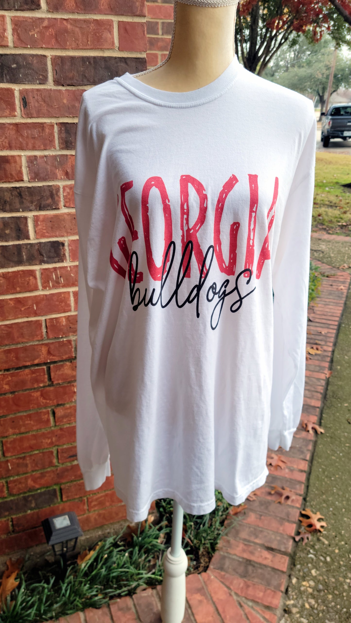 SALE Georgia Bulldogs Comfort Colors Long Sleeve Tee