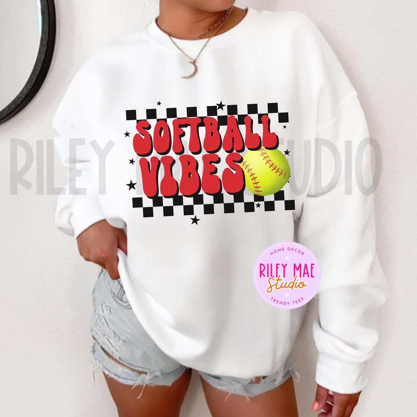 Gameday Vibes Softball Retro Shirt