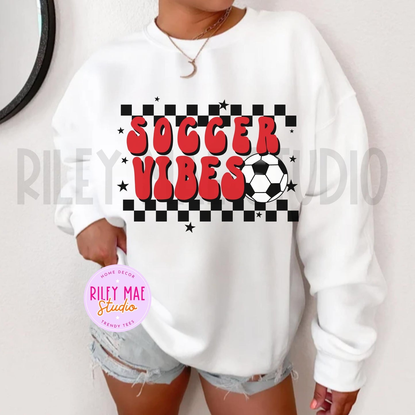 Soccer Vibes Gameday Sweatshirt