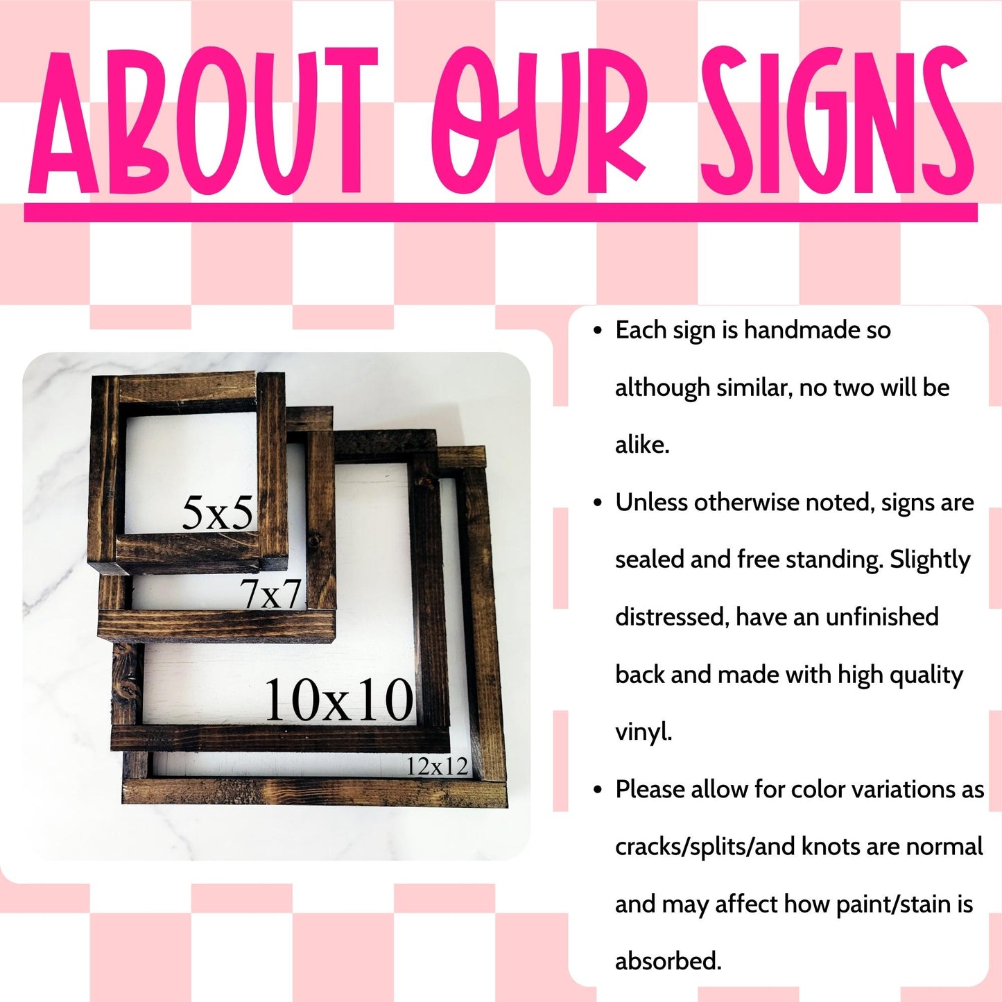 Custom Family Addition Sign