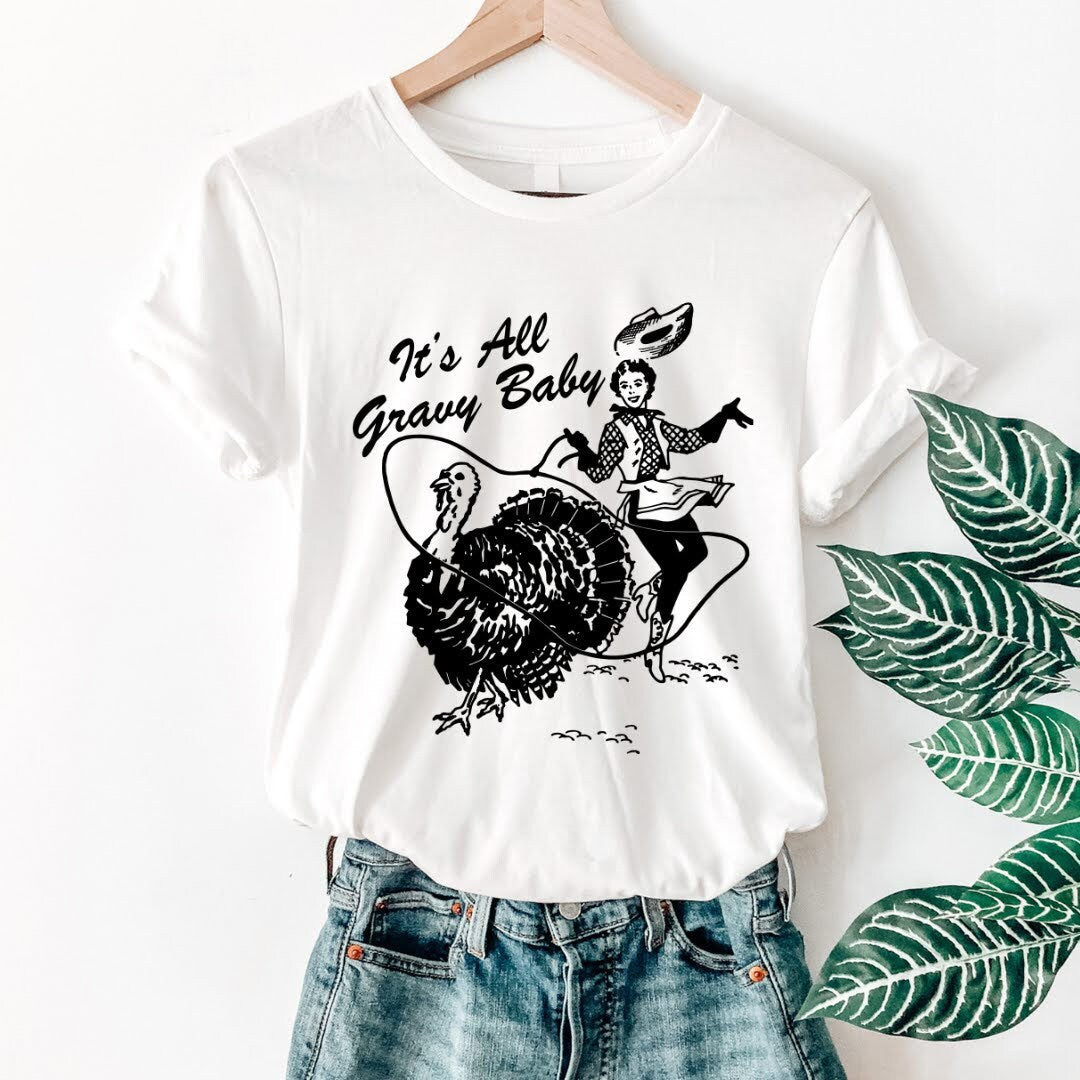 It's All Gravy Baby Thanksgiving Shirt