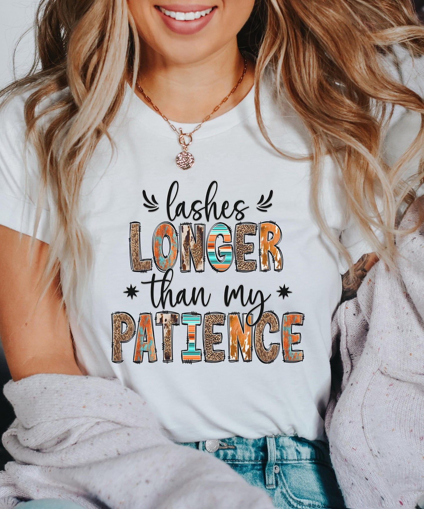 Lashes Longer Than My Patience Lash Tech Shirt