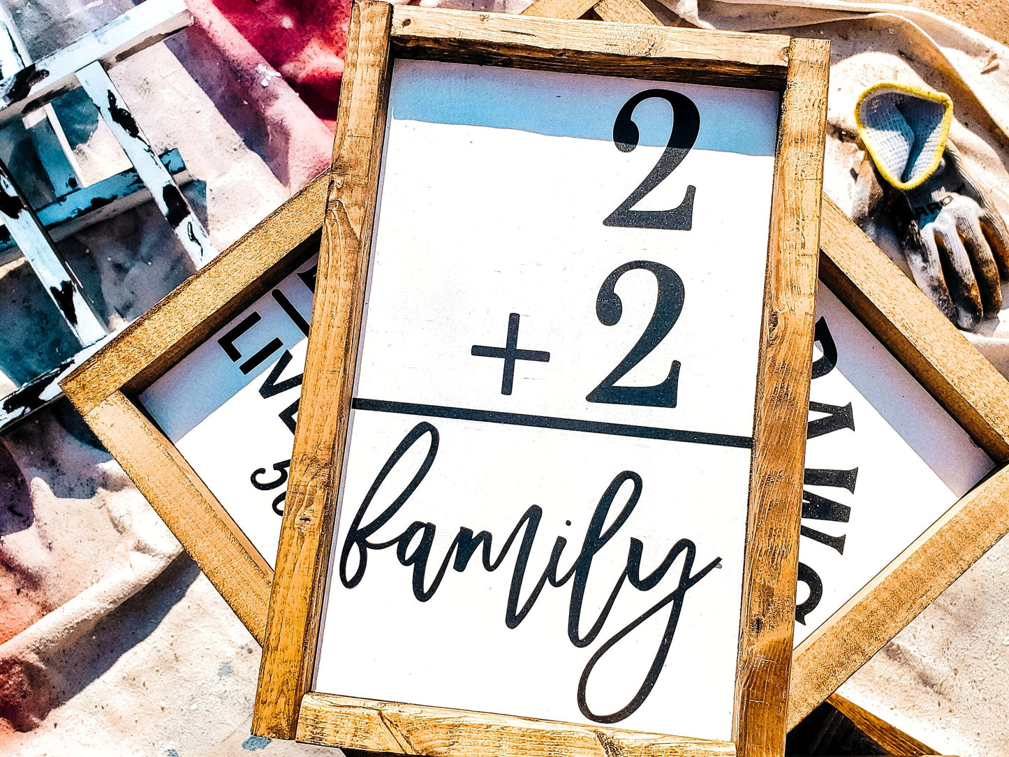 Custom Family Addition Sign