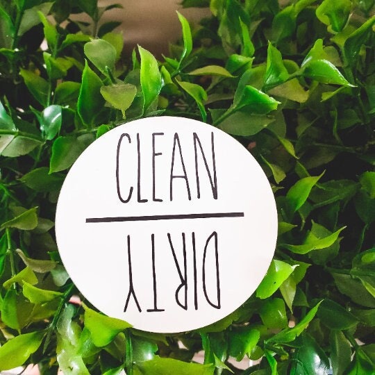 Rae Dunn Kitchen Dirty Clean Magnet