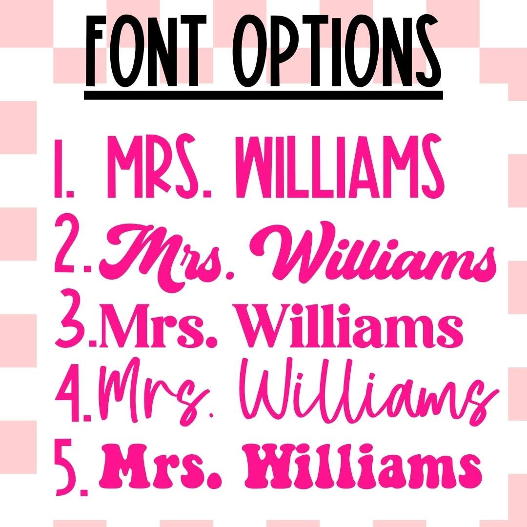 Personalized Teacher Appreciation Whiteboard Eraser