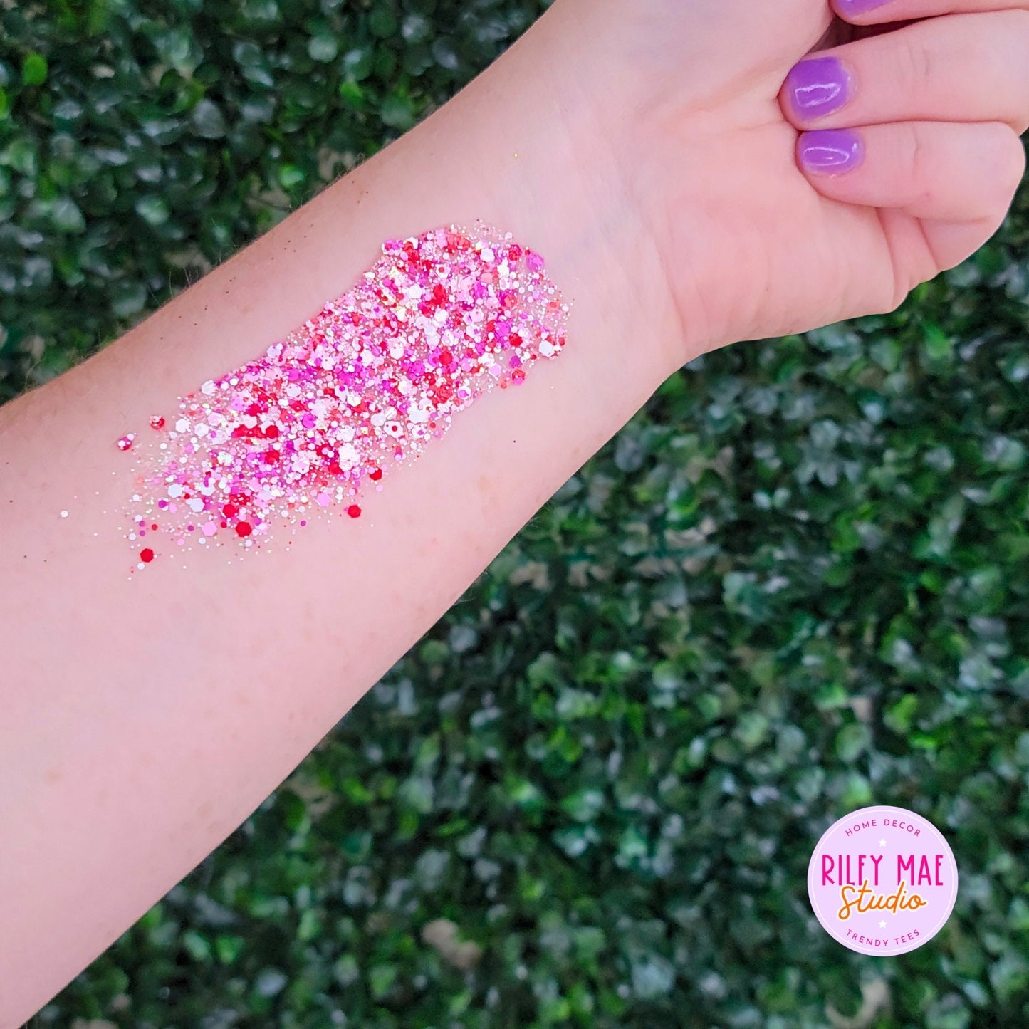 Valentines Glitter Gel, Feb 14 Hair Glitter Gel, Pink Glitter Gel, Body Glitter, Festival Glitter, Vegan Body Glitter, Birthday Glitter Gel