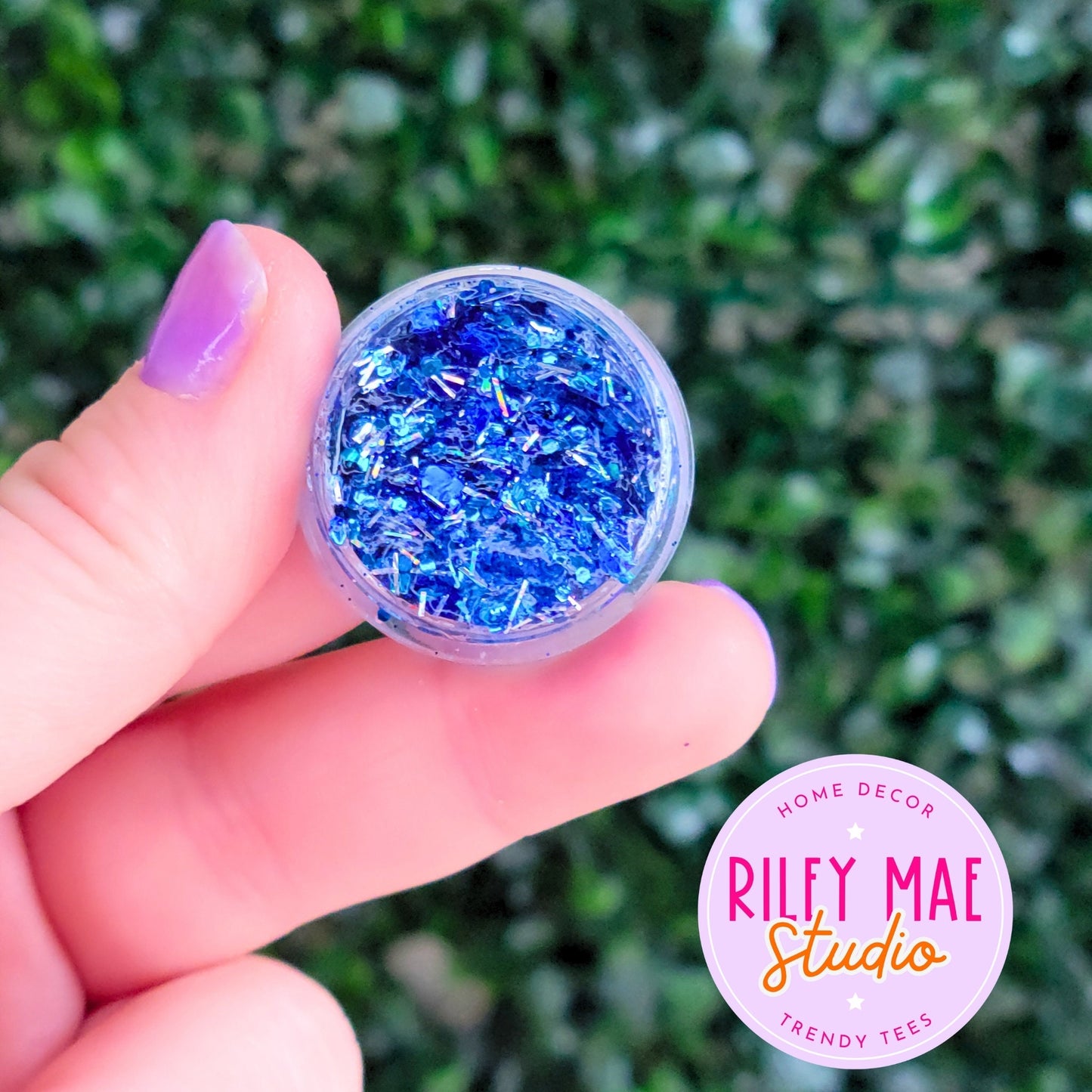 Blue Silver Festival Hair and Body Glitter