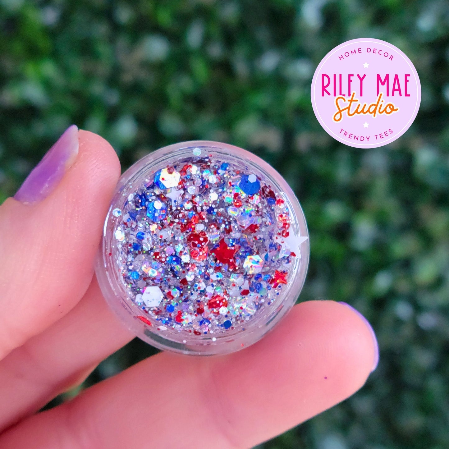 4th Of July Body Hair Glitter Gel