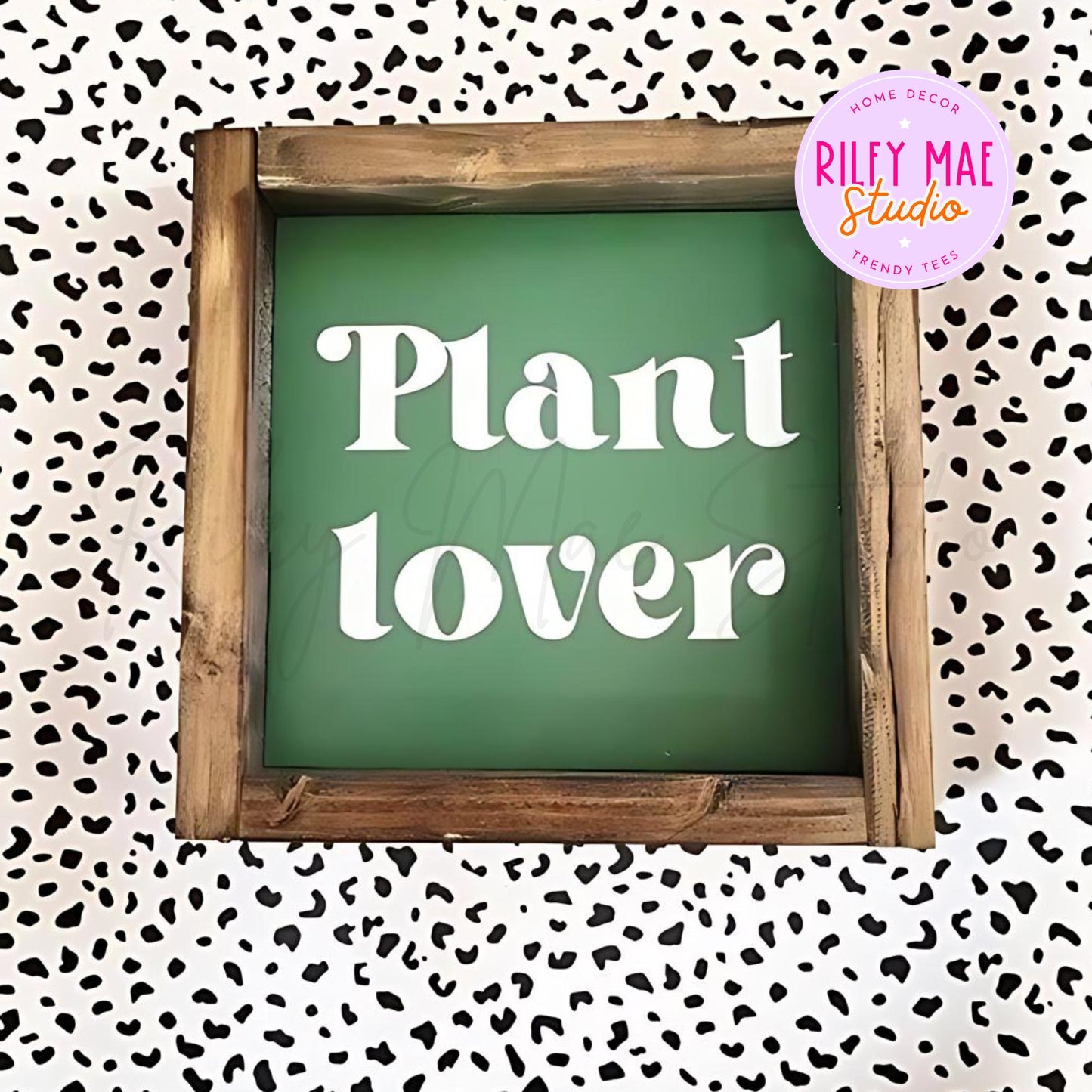 Plant Lover Retro Sign