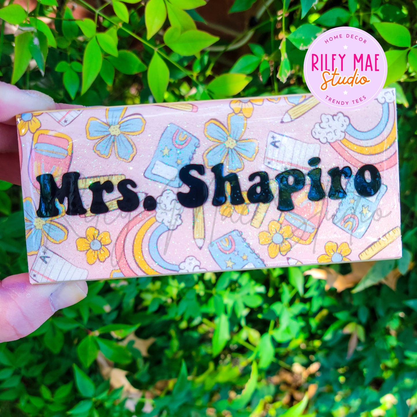 Personalized Teacher Appreciation Whiteboard Eraser