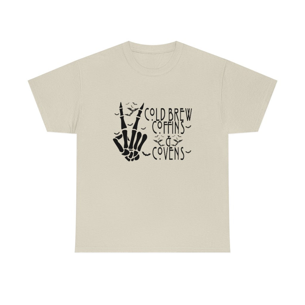Cold Brews Coffins and Covens Shirt