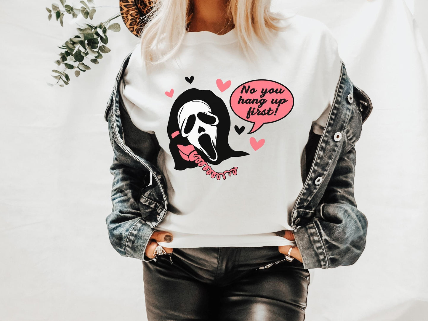 No You Hang Up Horror Movie Shirt