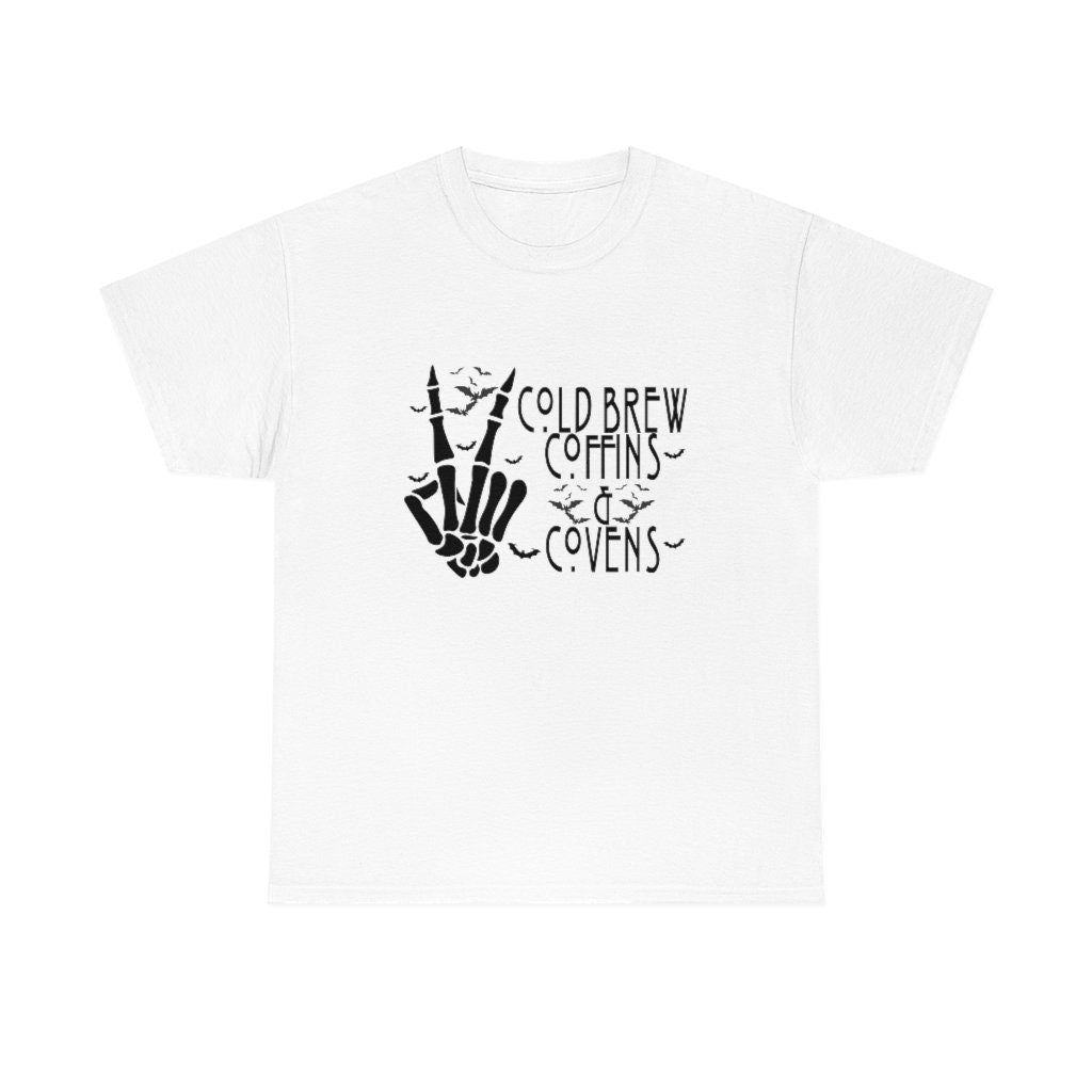 Cold Brews Coffins and Covens Shirt