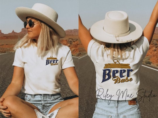 Beer Babe Double Sided Shirt