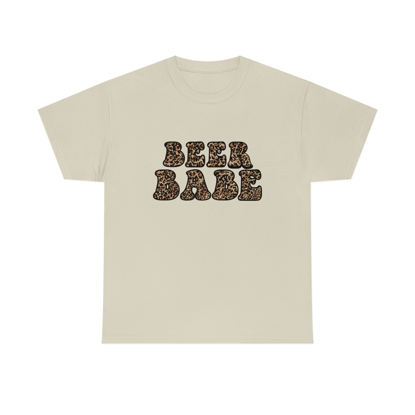 Beer Babe Cheetah Print Shirt