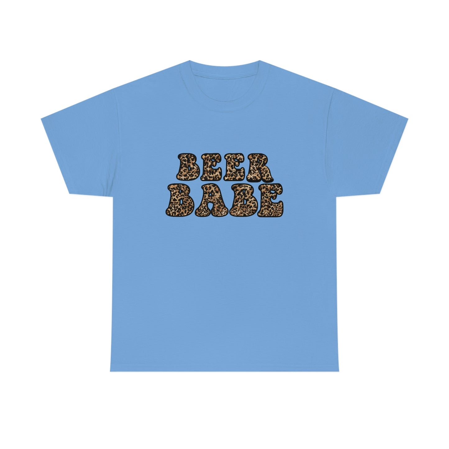 Beer Babe Cheetah Print Shirt