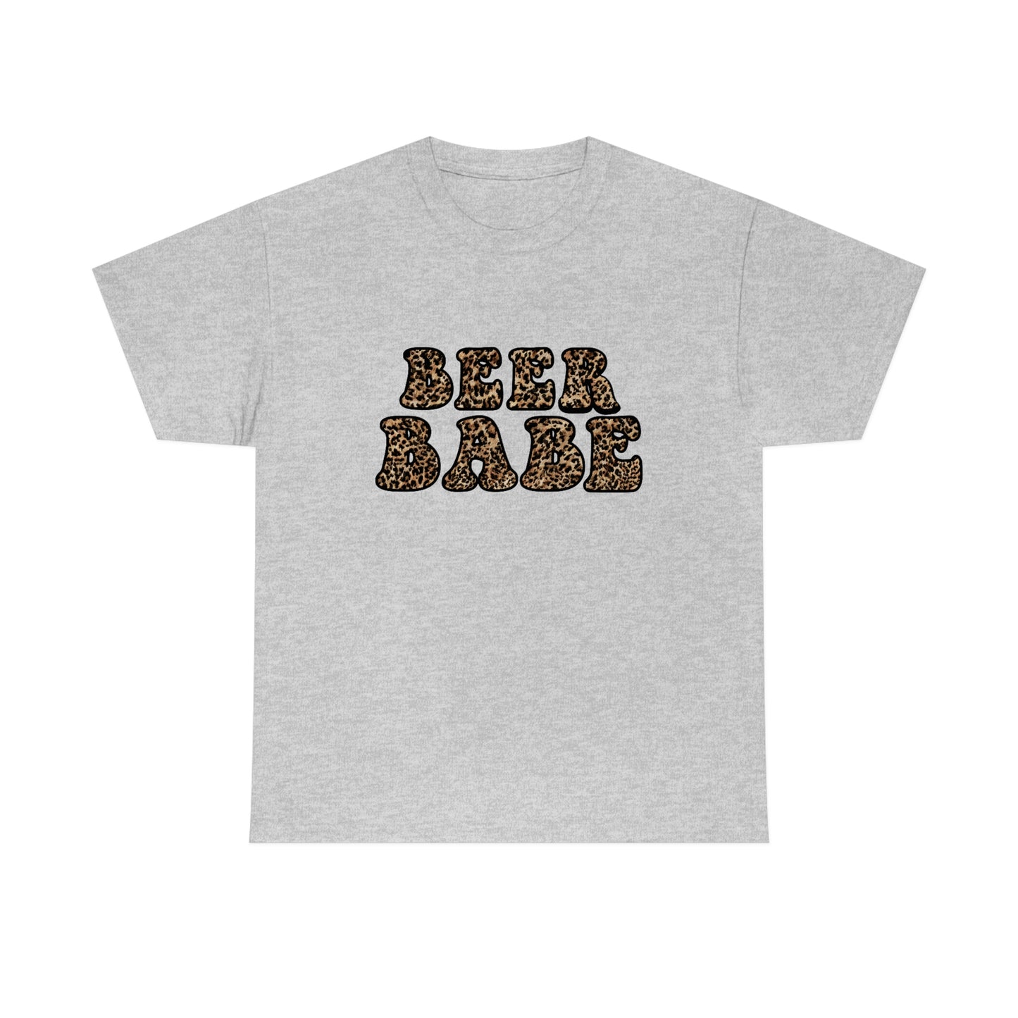Beer Babe Cheetah Print Shirt