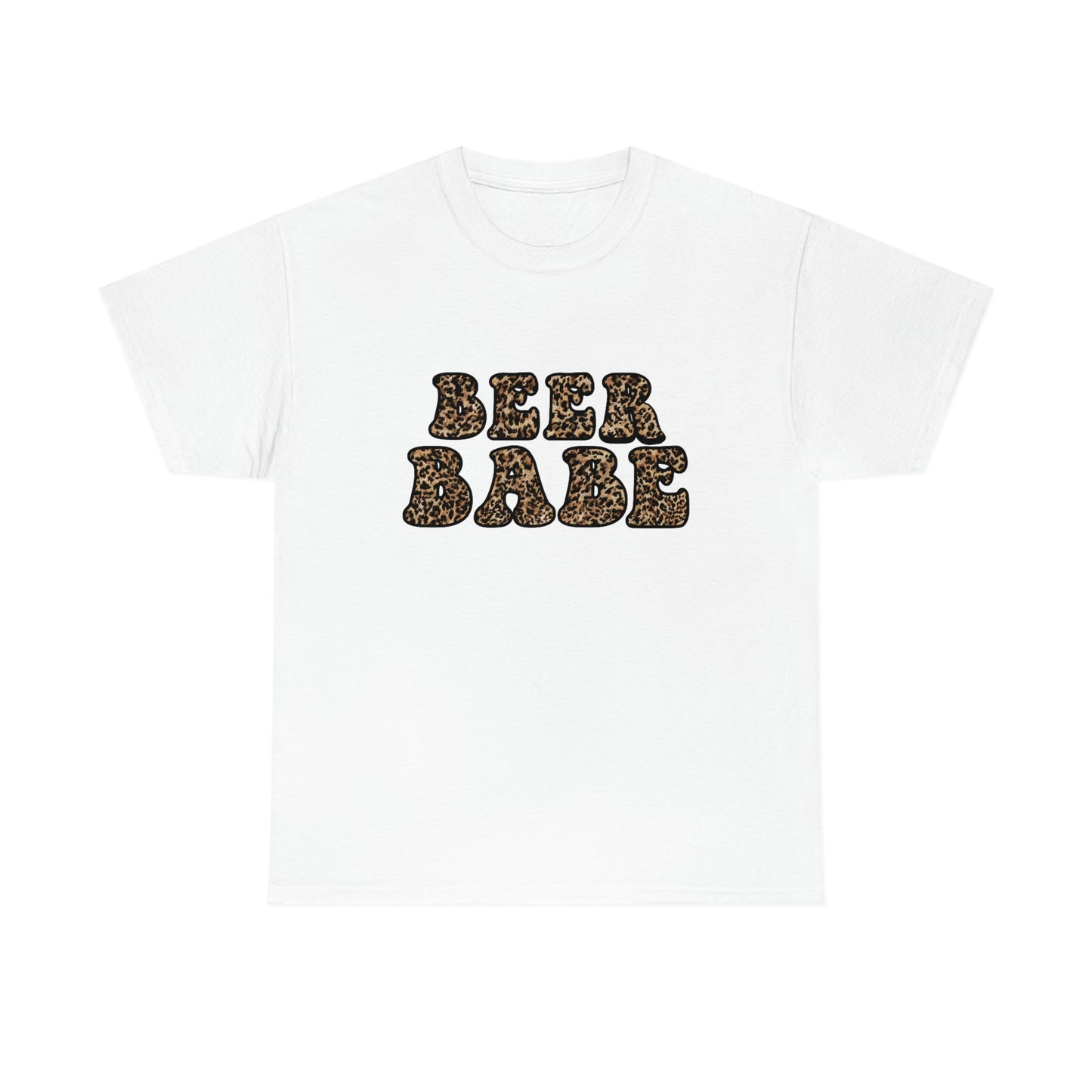 Beer Babe Cheetah Print Shirt