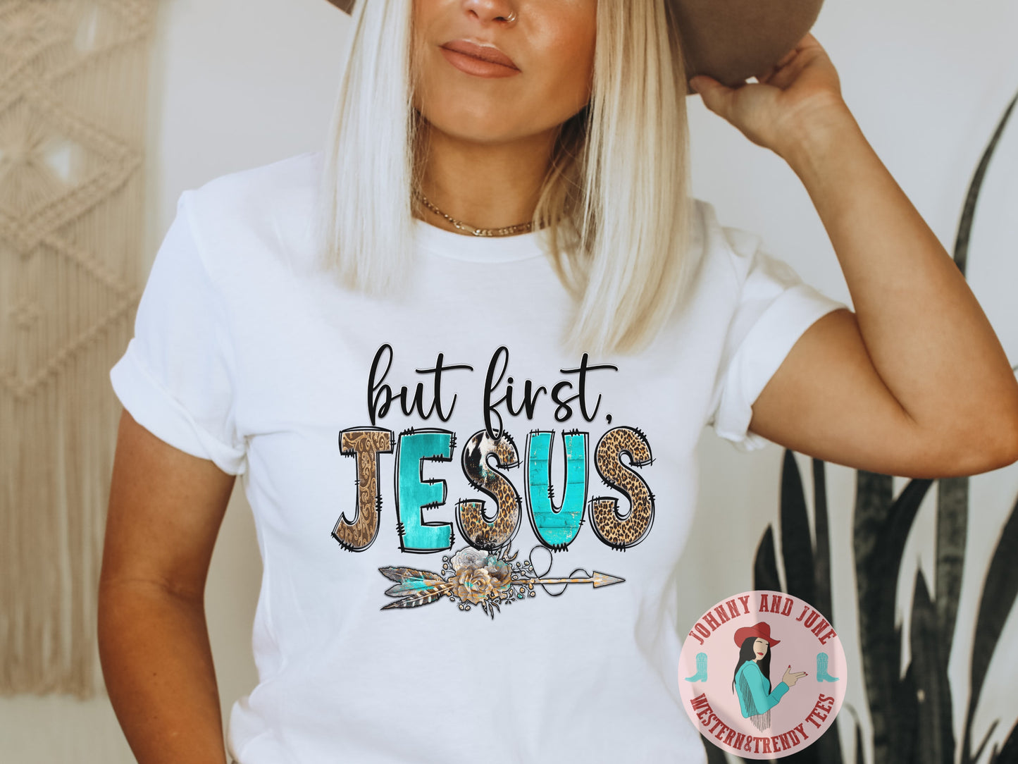 But First Jesus Western Shirt