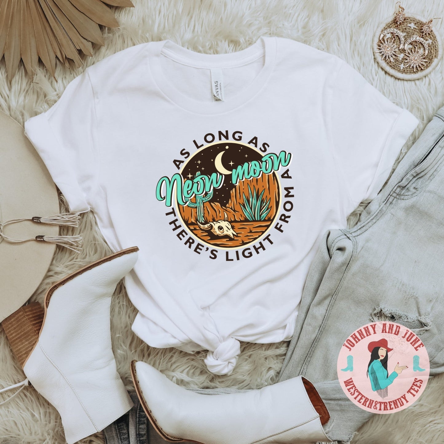 As Long As There's Light From A Neon Moon Shirt