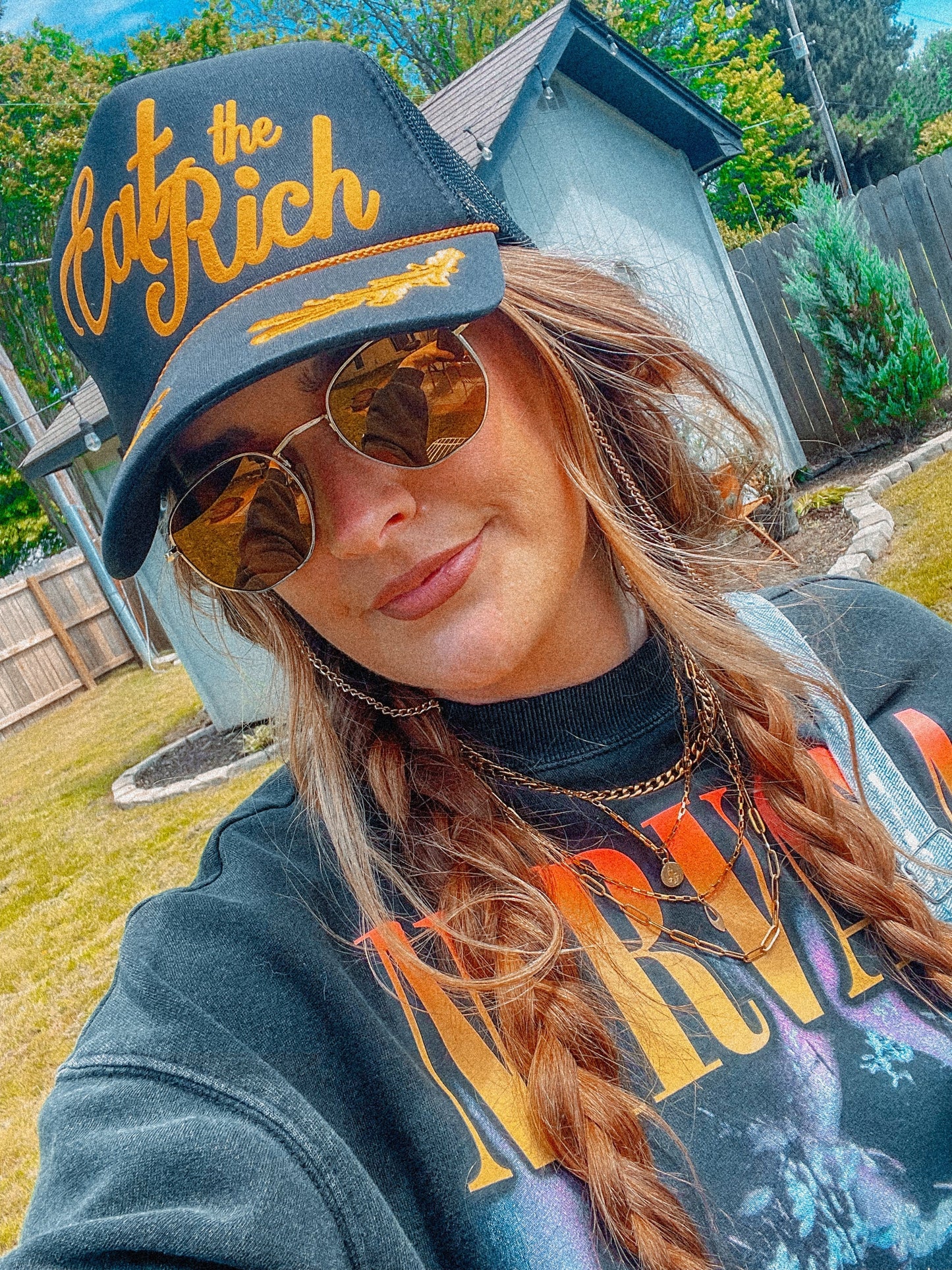 Underground Original Design: Eat The Rich, Western Trucker Hat