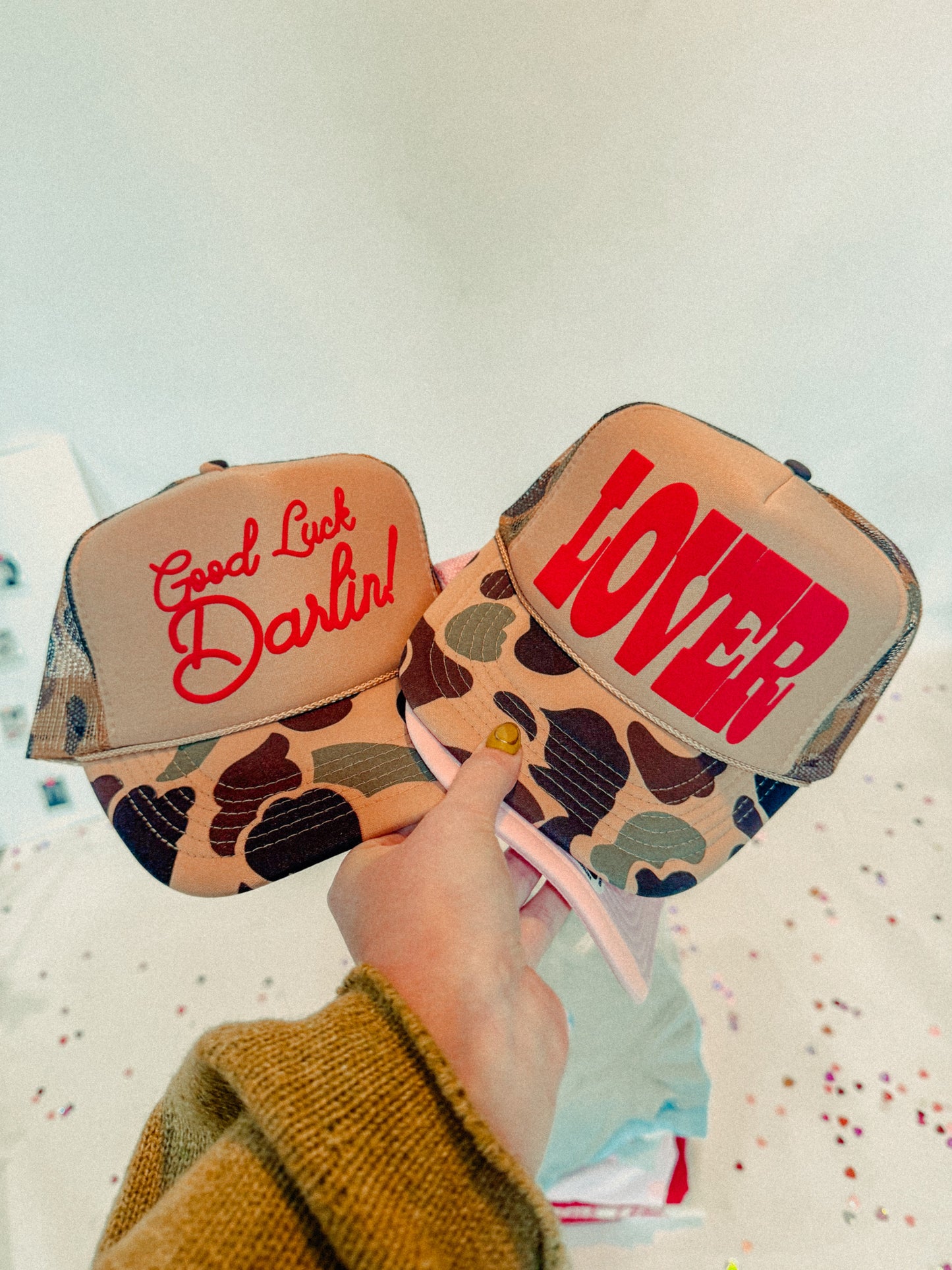 Underground Original Design: LOVER, Puff Western Trucker Hat