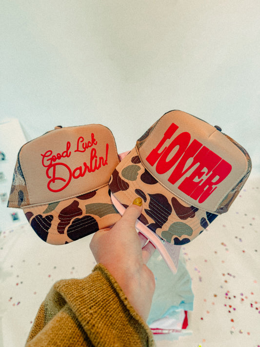 Underground Original Design: LOVER, Puff Western Trucker Hat