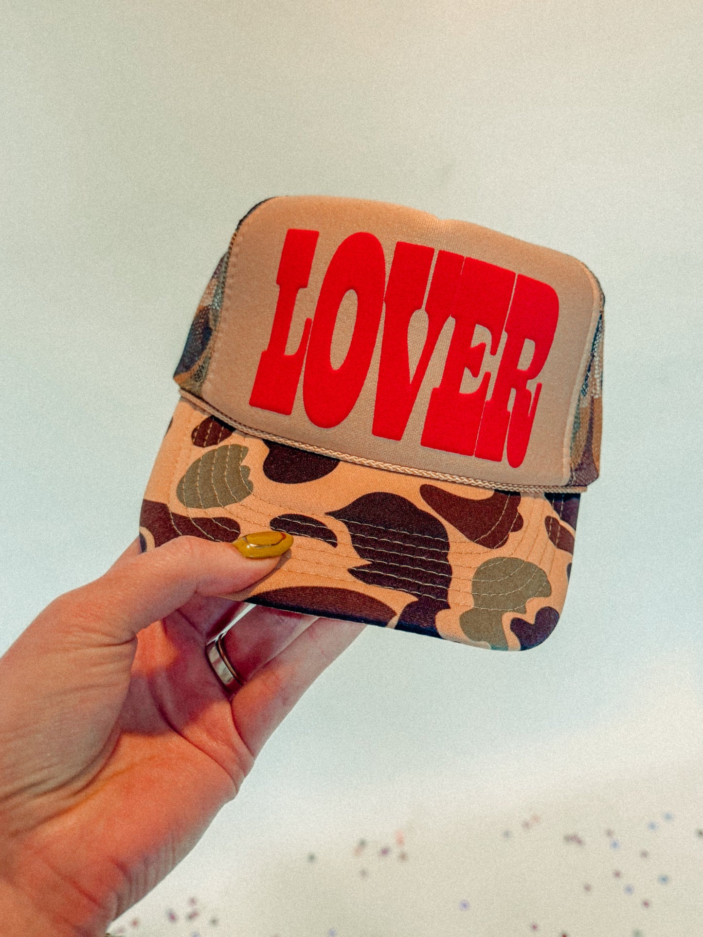 Underground Original Design: LOVER, Puff Western Trucker Hat