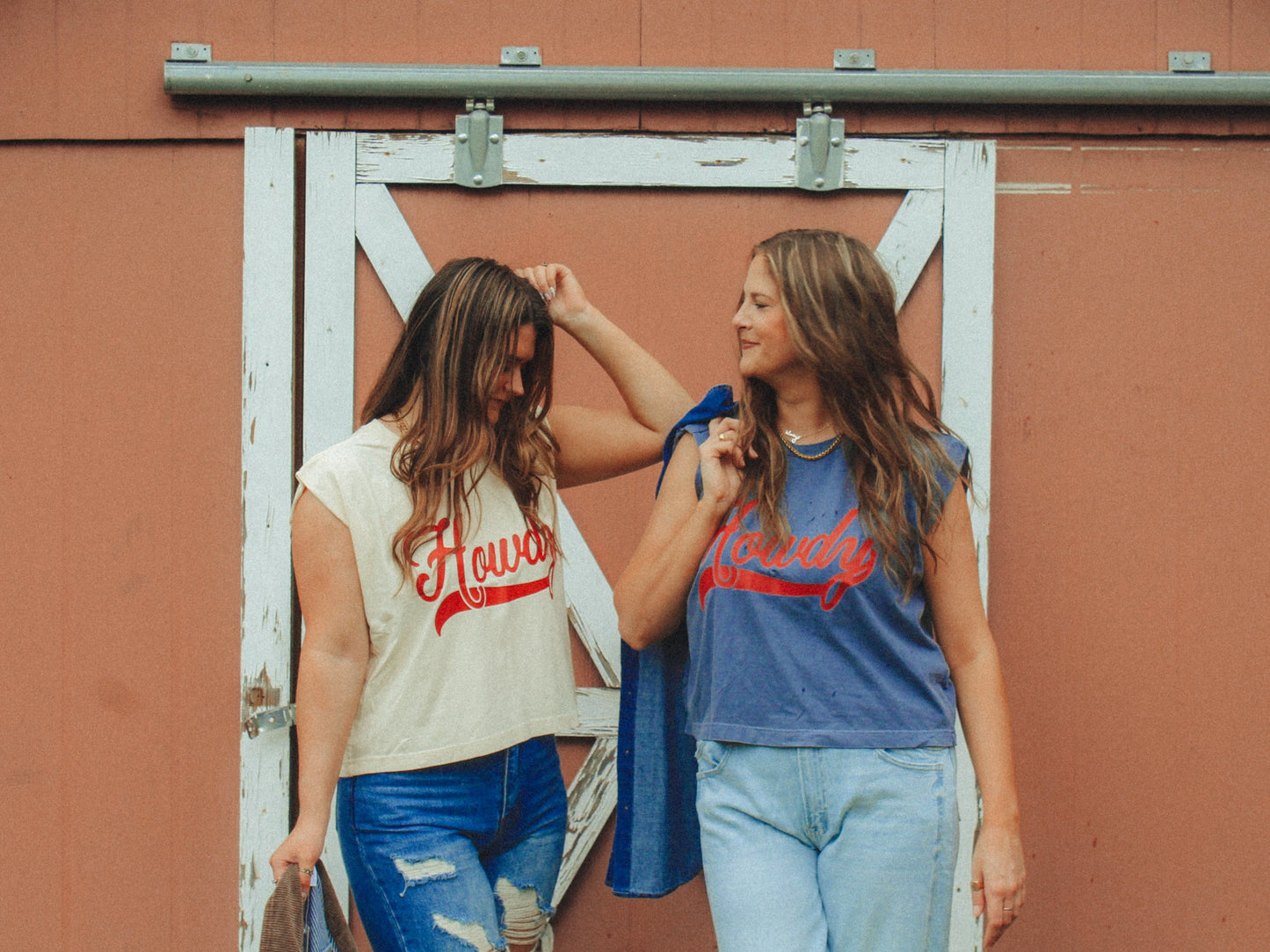Underground Original Design: Howdy, Western Vintage Cropped Muscle Tank