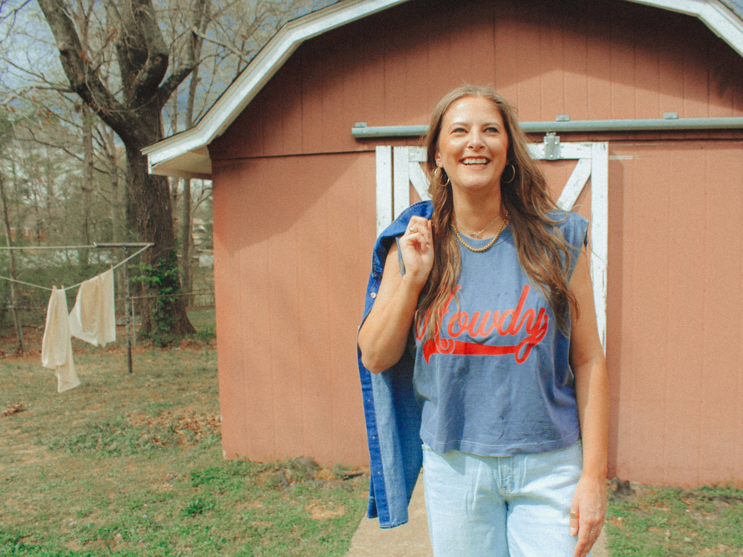 Underground Original Design: Howdy, Western Vintage Cropped Muscle Tank