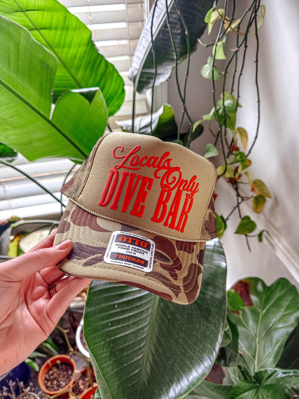 Underground Original Design: Locals Only Dive Bar Trucker Hat