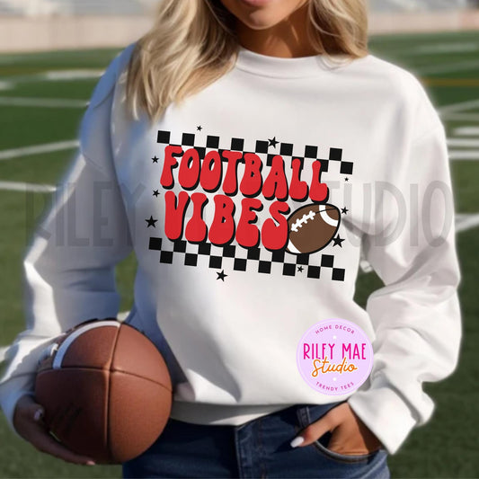 Football Vibes Retro Sweatshirt