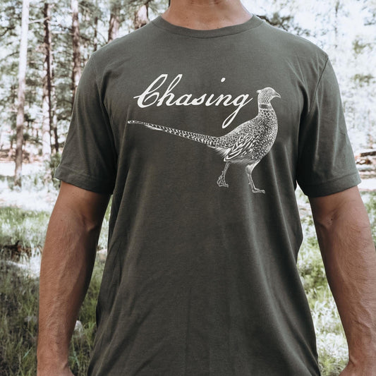 Chasing Tail Pheasant Hunting Shirt