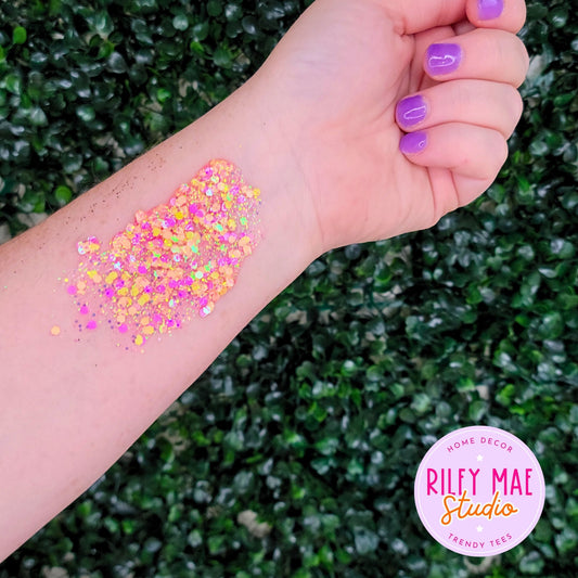Easter Confetti Hair Glitter Festival Body Glitter Gel