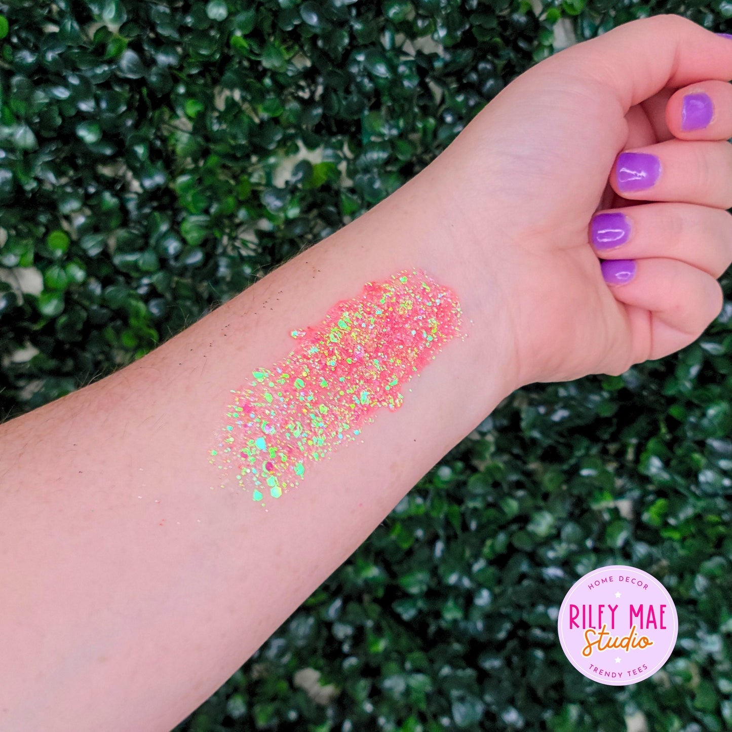 Valentines Chunky Glitter Gel, Pink Holographic Glitter Gel, Summer Glitter Gel, Body Glitter, Pink Festival Glitter, Vegan Body Glitter