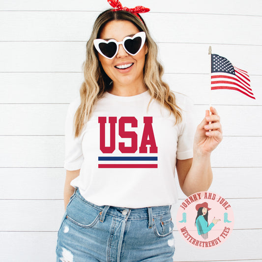 Retro USA Flag Shirt